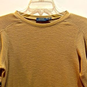 Polo Ralph Lauren Taupe Thermal Sweater Dress Sz M